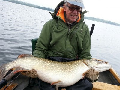 Ian Gregg's 36lb monster from Chew on a fly
