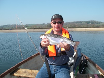 Fraser Duffy with another sunny Chew rainbow