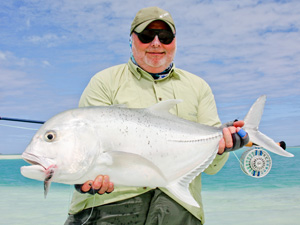 Fly Fishing overseas for GT in the Bahamas