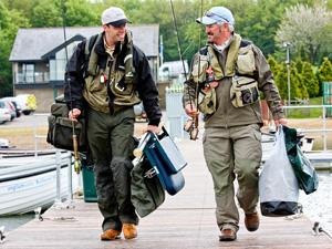 John competes in fly fishing competitions at several disciplines